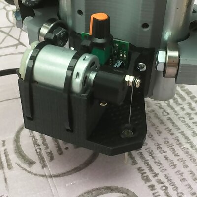 Updated MPCNC Brushed Motor Foam Needle Cutter