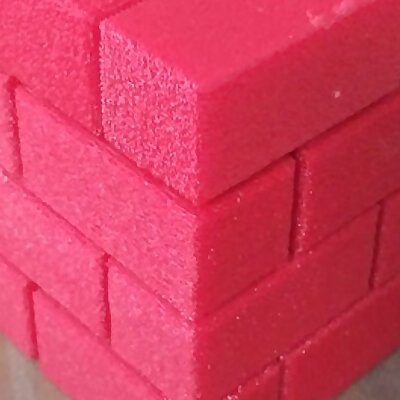 Brick Block Puzzle Box  no metal hardware