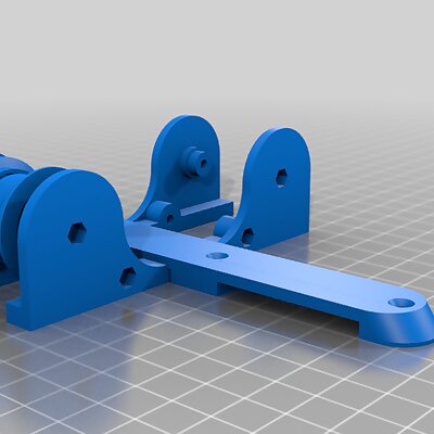 Yet another adjustable spool holder with bearings in openscad