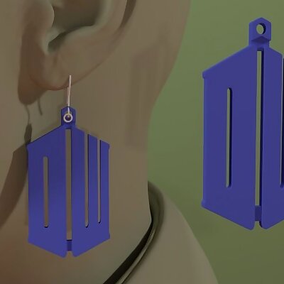 Dr Who Earring  DW initials