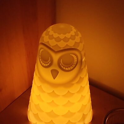 Ikea Solbo Owl Nightlamp Shader  Hull to darken  color the kids nightlight