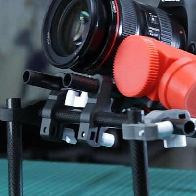 DSLR Camera system  1514mm  Shoulder rig config
