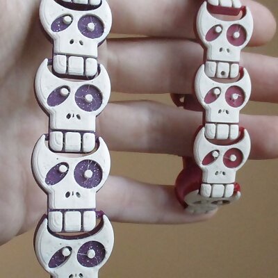 Skull Chain  Printinplace bracelet