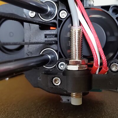 Prusa Mini original minda holder mod for E3D V6 Hotend Fan Duct