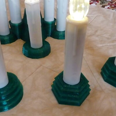 LED Kerzenhalter  LED Candle holder  Customizable