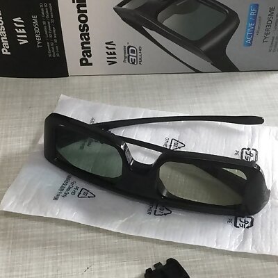 Panasonic Viera 3D Eyewear battery cover wo nose wings