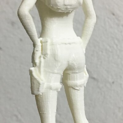 TOMB RAIDER with supports in the model