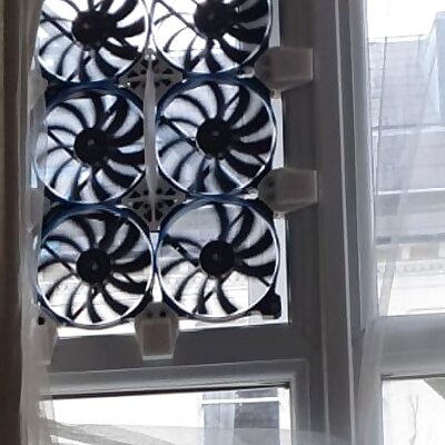 6 fan air conditioner 140mm PC fans