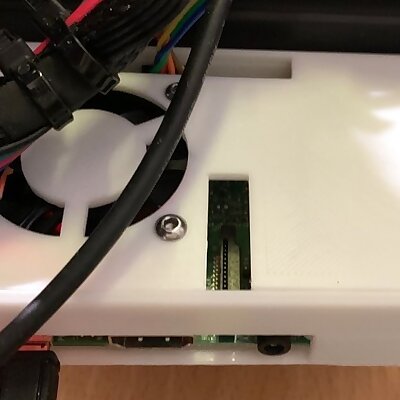 Raspberry Pi 3B Case w TNut Mount and 4010 Cooling Fan