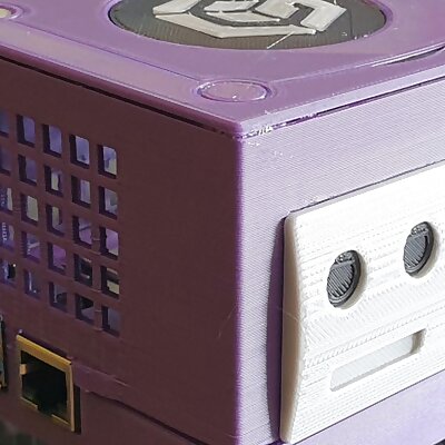 Gamecube Case for Raspberry Pi 4 Model B RPI4B