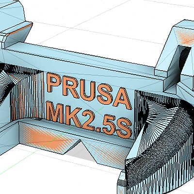 PRUSA i3 MK25S Fan shroud FIX remix