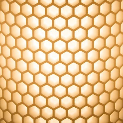 Honeycomb lamp shade