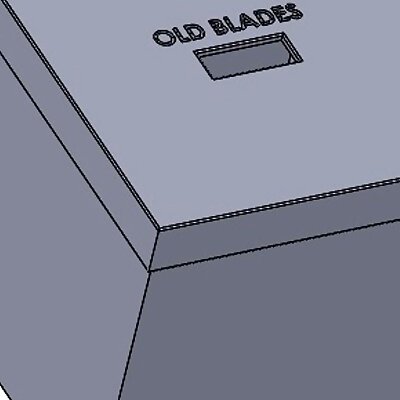 Used Xacto Blade Box
