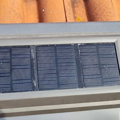 Velux 3SA B01 WW compatible solar cell frame for mini replacement solar cells  Velux 3SA B01 WW kompatibler Solarzellenrahmen für MiniSolarzellen