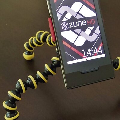 Zune HD adapter for Joby Gorilla Tripod