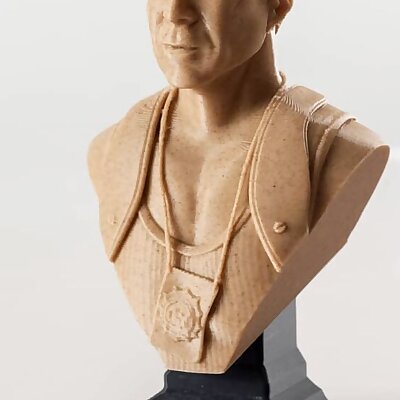 John McClane bust and ornament