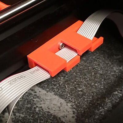 LCD Ribbon Cable Clip Holder Prusa MK3s
