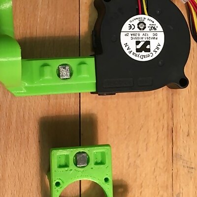 E3D v6 and Titan extruder Cyclone layer fan new model Titan