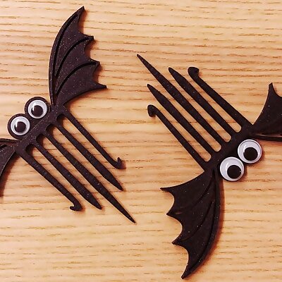 Cute Halloween bat comb