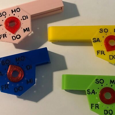 Parametric Bag Clip with Perishable Food Date Marker