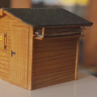 Garden Shed 187 scale H0