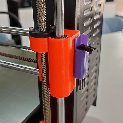 Prusa Mk3 X axis side storage for hex keys