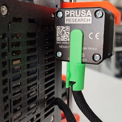 Prusa Mk3 X motor wire guard Updated 20211030