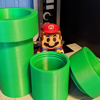 Mario Tube  Storage Container
