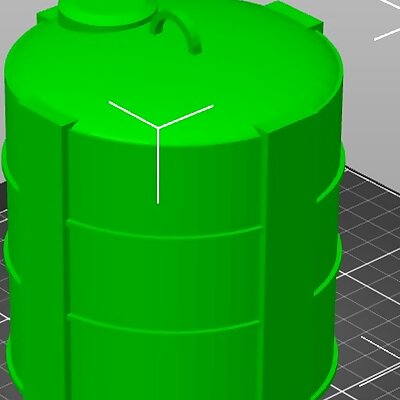 Water tank for construction site for diorama 116 114 112110