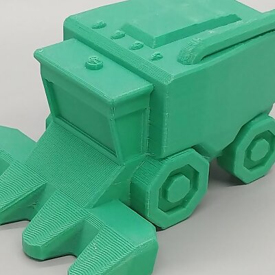 Low Poly Combine Harvester