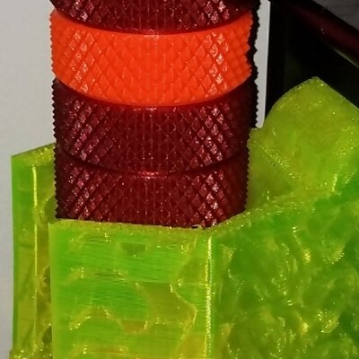 Flexible stacking pill pots holster and drill template