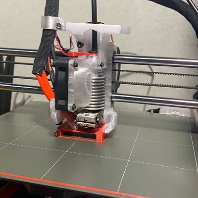 Prusa Mini Detachable Cooling Duct  V6 Hotend Adapter version