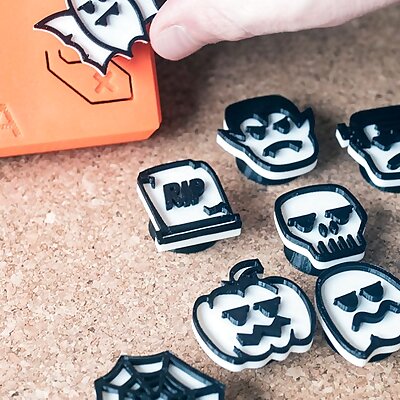 Spooky 3D printer knobs collection  HALLOWEEN