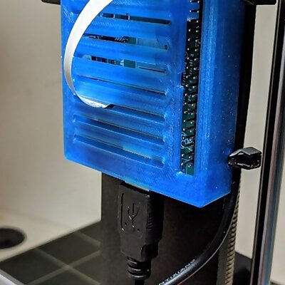 Raspberry Pi 3 A A Plus Low Profile Case Zip Tie Mountable