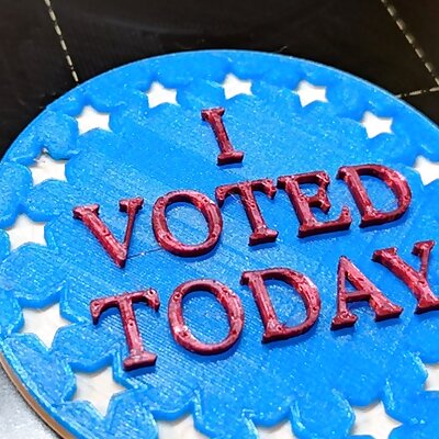 I Voted Today Badge