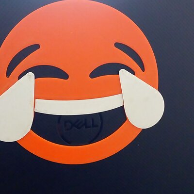 Super laughing laptop sticker