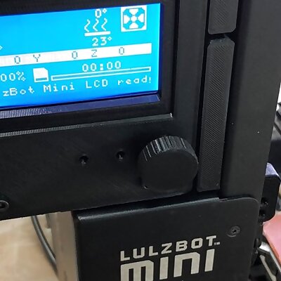 Printed Solid Lulzbot Mini LCD Case