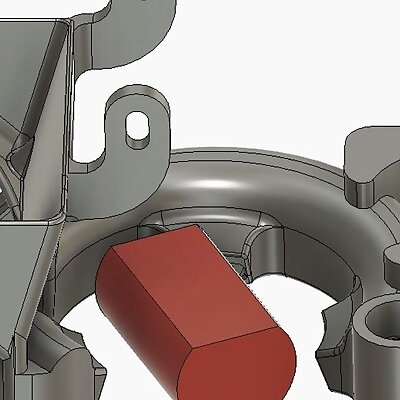 Cooling FanShroud with 5cm Blower and Sensor for Wanhao D6Ultimate