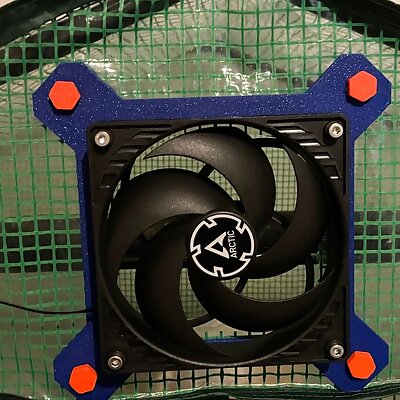 Mounting Plates for 120mm computer fan on grow tents  walls