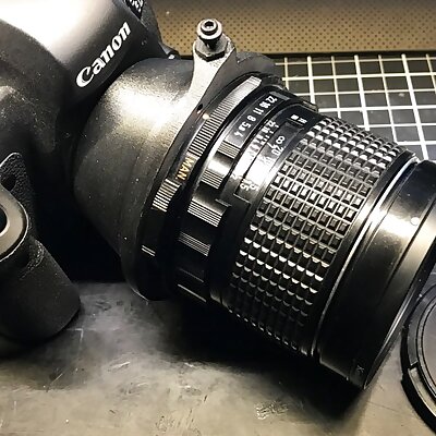 Pentax 6x7 Lens to Canon EF Adapter