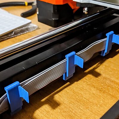 Prusa i3 MK3SS LCD flat cables clips