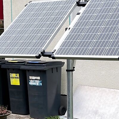 Photovoltaik Mast Halterung für 2x100WattPanele