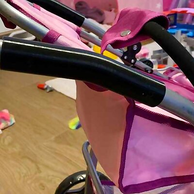 Tube for baby doll carriage handle