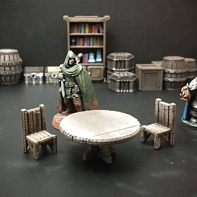 Delving Decor Tavern Table 28mmHeroic scale