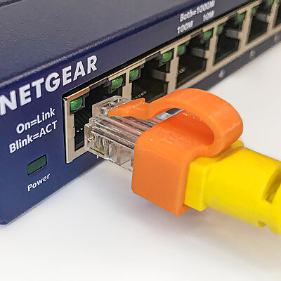 Ethernet  RJ45 clip to securerepairfix broken tab
