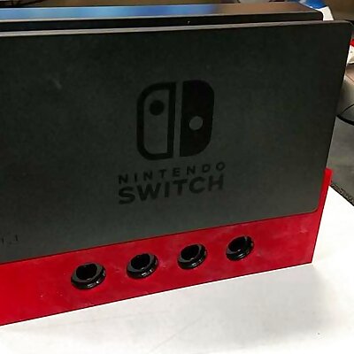 Cheap rounded Gamecube controller dock for Nintendo Switch