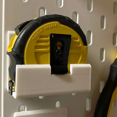 Ikea Skadis larger tape measure holder