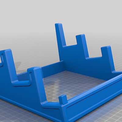 3 Layer Keyboard Display Stand  with pegs on the lowest edge