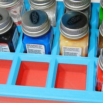 Testors paint bottle holder