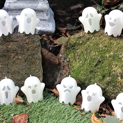 Ghost Emoji Decorations for Halloween